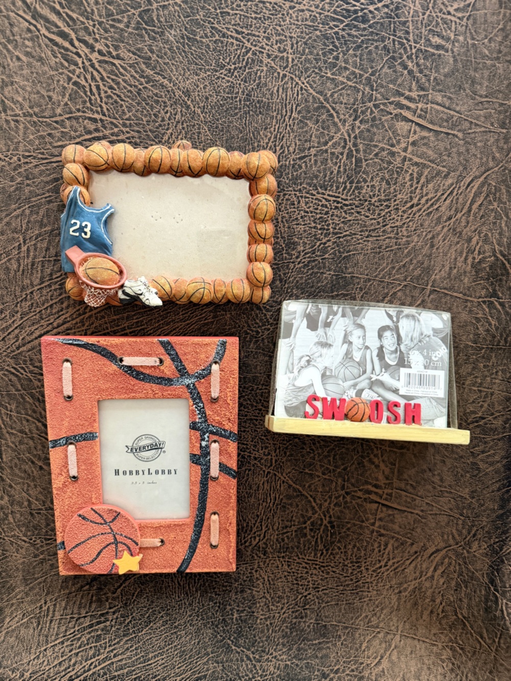 Basketball-Themed Picture Frames